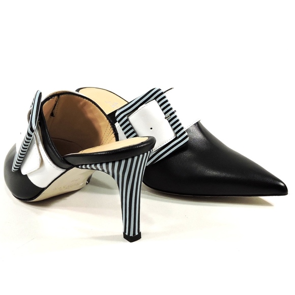 ALESSANDRO DI MARIA LEATHER SUMMER MULES - Picture 8 of 8